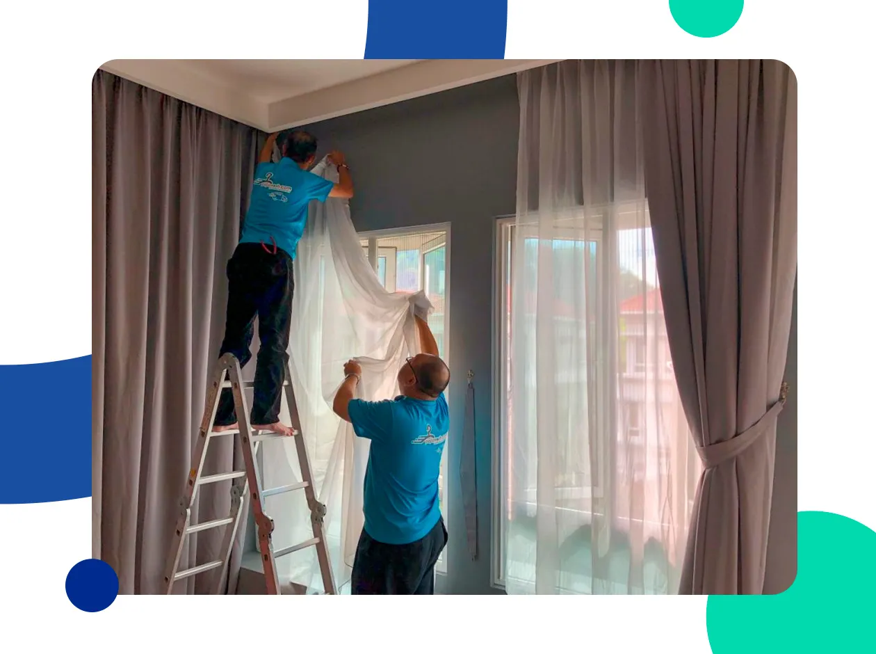 Curtain Hanging and Drilling Services in Dubai